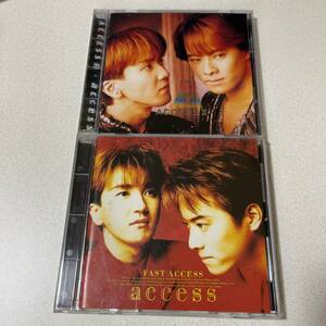 美品　ACCESS CD 2枚セット(FAST ACCESS(初回盤?) + ACCESSⅡ) 最終価格、落札無ければ出品終了