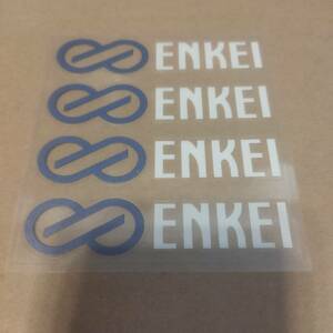 【送料無料】ENKEI(エンケイ)　ステッカー　ホワイト　②