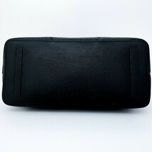 1円〜■極美品■FURLA フルラ トートバッグ ビジネス 大容量 A4 レディース メンズ レザー ロゴ ブリーフケース ブラック 黒_画像6