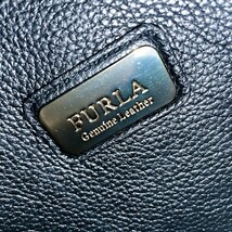 1円〜■極美品■FURLA フルラ トートバッグ ビジネス 大容量 A4 レディース メンズ レザー ロゴ ブリーフケース ブラック 黒_画像9