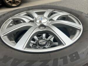 ☆BRIDGESTONE ブリジストン BLIZZAK VRX2 2022年製 155/65R13 スタッドレス４本セット 軽自動車 MRワゴン モコ ライフ ワゴンR等 バリ山☆