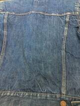 激レア◎60-70'sエドウィンEDWIN ヴィンテージデニムジャケットU.S.A.製Size L359B.F./検Levi'sリーバイス 557xx70505Eアメリカ製501xx_画像10