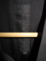  一度だけ使用 NIKE ESC Woven Shirt US M BLACK DN4096-010 ナイキ 胸ポケットウーブン長袖シャツ メンズ ブラック_画像4