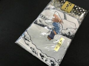 ▼三作▼新品税込　浮世絵手ぬぐい　日本手拭い　蒲原　東海道五十三次　日本製