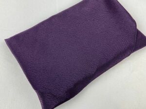 V three work V free shipping crepe-de-chine furoshiki fukusa made in Japan purple 