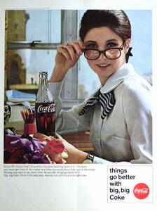 稀少！1967年コカコーラ広告/Coca-Cola/Coke/ソフトドリンク/8