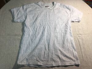 Hanes tシャツ　杢グレー Fabric Made in USA assembled in Mexico