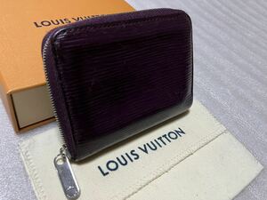 1円〜 LOUIS VUITTON ルイヴィトン M6015K エピ ジッピーコインパース コインケース カードケース 名刺入れ レディース カシス パープル系 