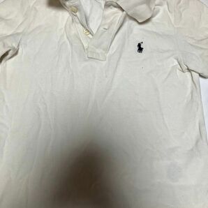 ラルフローレン POLO LAUREN ホワイト ポロシャツ ポロ 白サイズ4T