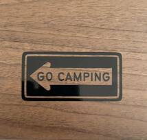 176.【送料無料】 GO CAMPING カッティングステッカー キャンプ アウトドア【新品】_画像1