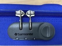 M12165【Samsoite】サムソナイト キャリーバッグ 旅行鞄 ビジネスバッグ ブルー 2輪 _画像2