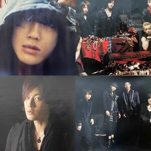 M10204【ポスター】KAT-TUN 赤西仁 4枚まとめて K亀梨 和也 A赤西 仁 T田口 淳之介 T田中 聖 U上田 竜也 N中丸 雄一初期メンバー