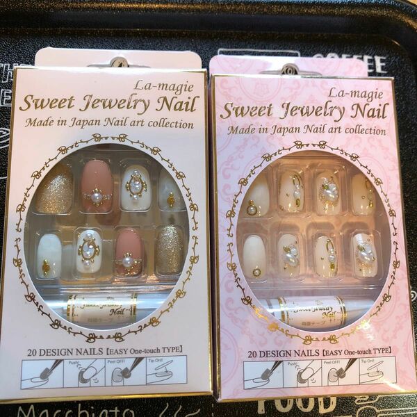 Sweet Jewelry Nail ネイルチップ (La-magie） ラマジィ LJ-51 2つセット