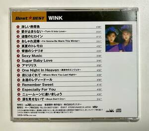 邦楽CD WINK Best Best 昭和アイドル　ポップス　ウィンク　帯付き