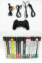 ■ 簡易動作確認済 ジャンク扱い SONY PS3 プレステ３ CECH-2500A ブラック コントローラー ソフト付き グランツーリスモ 龍が如く COD_画像6