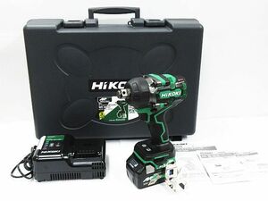 ■ 動作品 HiKOKI ハイコーキ コードレスインパクトレンチ WR36DD 36V マルチボルトバッテリー1個 充電器 ケース付き 電動工具 ★2350