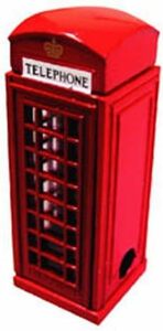 ロンドンの街角によくある公衆電話をモチーフにした鉛筆削り■TRAVELLER PENCIL SHARPNER London■長期保管・デッドストック・未使用品