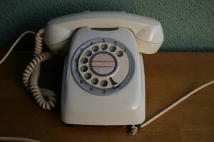 ** Showa Retro dial telephone machine present condition goods 