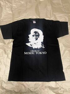 croket mimic tokyo コロッケ ミミックトーキョー コロッケ モノマネ パロディー 半袖Tシャツ L 黒