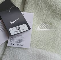 新品 XLサイズ NIKE NSW ナイキ ビッグスウッシュ リバーシブル ボアジャケット BIG SWOOSH もこもこ ホワイト_画像8