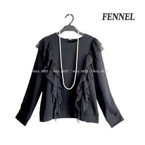 【日本製■送料無料】 新品■スコットクラブ FENNEL フェンネル■定価13000円 ②Ladyシルエット...♪ティアードフリルトップス