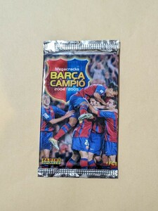 2004-05 Panini Megacracks Barca Campeon Sealed Pack 未開封パック Lionel Messi メッシ ルーキー バルセロナ