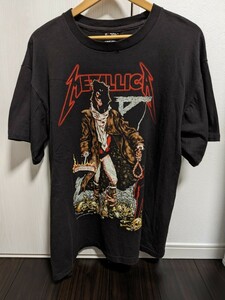 激レア METALLICA giant Unforgiven Tシャツ XL ビンテージ 90s メタリカ ジァイアント シングルステッチ made in USA 希少サイズ