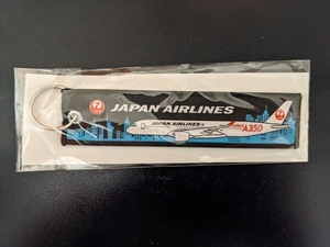 非売品★JAL 日本航空 フライトタグ③　最新A350　ストラップ★