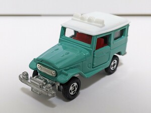 トミカ 特注 トヨタ ランドクルーザー FJ40V エメラルドグリーン × ホワイトルーフ 青緑 × 白 TOMICA TOYOTA 白箱付