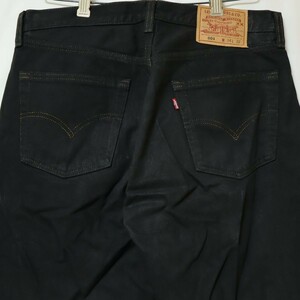 90s USA製 Levi's 501 ブラック 真っ黒 黒 ビンテージ リーバイス デニム パンツ ジーンズ W34 米国製 アメリカ製 // 先染め