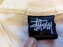 STUSSY ステューシー 90s ツイストガールTee サイズXL 白 _画像6