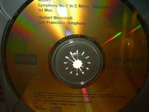 【ピュア・ゴールドCD】 H・ブロムシュテット&SFSO マーラー 交響曲2番(1992年録音) 国内盤2枚組(初回限定)