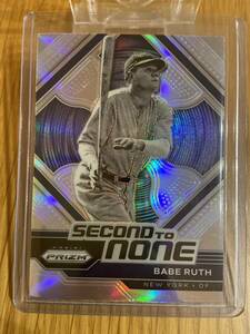 2023 Panini Prizm Babe Ruth Second To None Silver Prizm SP!! 