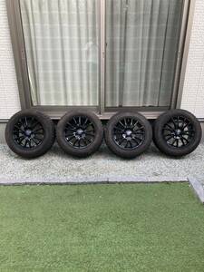 DUNLOP winter MAXXスタッドレス 215/60R16 Wede 16インチ6.5J offset40 4本セット アルミホイール スタッドレスタイヤ 軽量ホイール