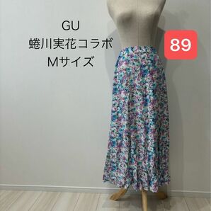 GU　蜷川実花コラボ　スカート　花柄　Mサイズ