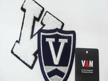 ★VAN JAC ヴァンヂャケット VAN シルバーVマーク アイロン縫い付け兼用タイプ+無印サガラ刺繍Vタイプ縫い付け兼用タイプワッペンセット★_画像7