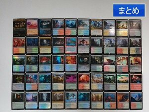 sA267q [まとめ] MTG Foil 土地 計50枚 踊る子馬亭 隕石のクレーター 涙の川 溶鉄の支流 カープルーザンの森 ヤヴィマヤの沿岸 他