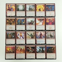 sC728s [大量] MTG 赤 R レア 計100枚 焦熱の解放 シヴ山のドラゴン ほとばしる魔力 無神経な巨人 ぶらつく巨人 他_画像6