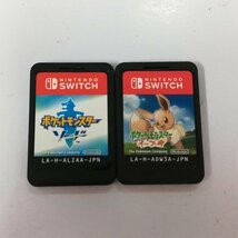 gH260a [動作品] スイッチ ソフト ポケットモンスター ソード Let's Go! イーブイ 計2点 | ゲーム X_画像5