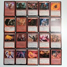 sB595s [大量] MTG 赤 R レア 計100枚 Covetous Dragon 最後の賭け 高山の月 Shivan Dragon 他_画像6