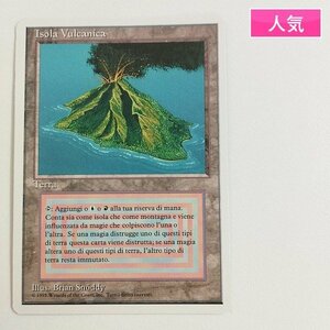 sC666s [人気] MTG Volcanic Island リバイズド 3ED 土地 イタリア語版