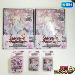 sB359b [未開封] 遊戯王 ASH BLOSSOM 灰流うらら 英語版 カードファイル デッキケース カードプロテクター 計5点