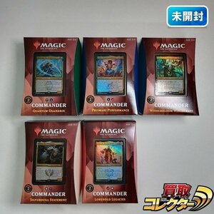 sB455c [未開封] MTG 統率者2021 構築済みデッキ 5種 英語版 QUANTUM QUANDRIX 他