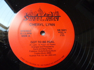 Cheryl Lynn / Got To Be Real 定番ディスコ 名曲 12 SHORT VERSION & LONG VERSION 試聴