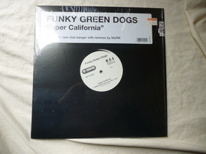 Funky Green Dogs / Super California シュリンク付 超絶トライバル HOUSE 12 MURK 試聴