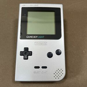 BG ゲームボーイ ライト シルバー 本体 MGB-101 任天堂 nintendo GAME BOY LIGHT 携帯型ゲーム機 1998年 当時物 動作確認済み