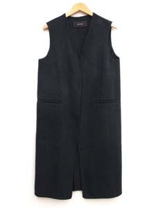 ：美品 アドーア ADORE カシミヤ100％ ロング ジレ ベスト 38