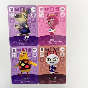 あつ森amino カード アップリケ ガビ しもやけ オリビア amiibo どうぶつの森