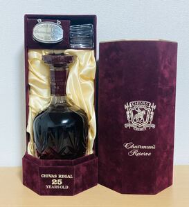 CHIVAS REGAL CHAIRMAN'S RESERVE 25年 シーバス リーガル チェアマンズ リザーブ スコッチ ウイスキー 未開封 