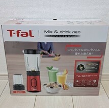 T-fal　Mix＆Drink neo　ミックスアンドドリンク ネオ　ルビーレッド　BL13C5JP　未使用未通電　ミキサー　ジューサー_画像1